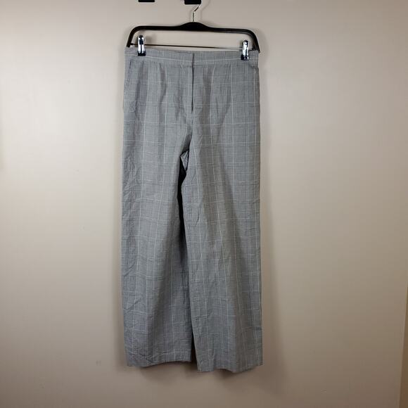 Vintage Talbots Grey Multi Plaid High Rise Trouser Size 4 - Picture 1 of 10